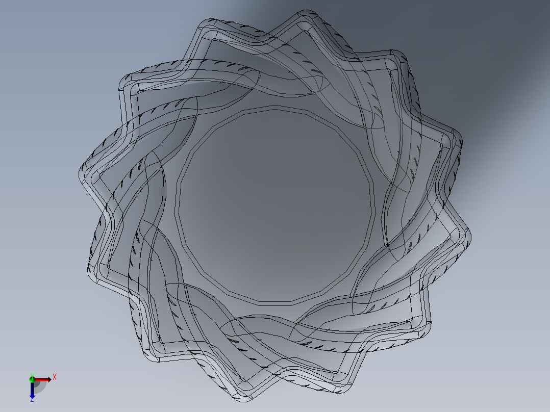 饮用玻璃杯俯视图