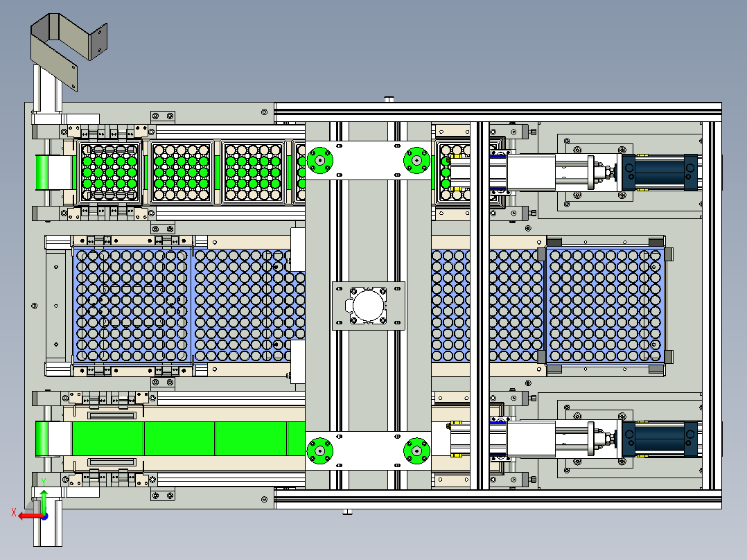 纽扣电池分盘机step后视图