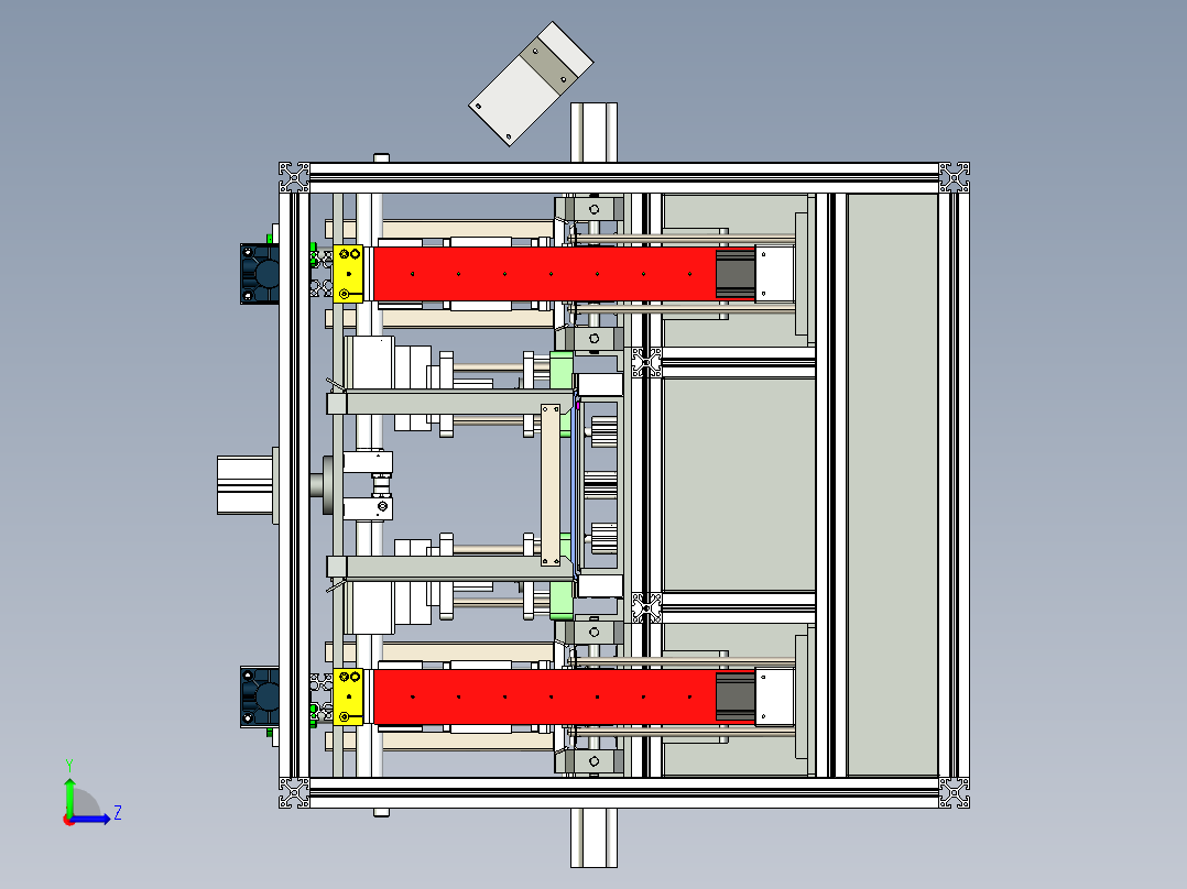 纽扣电池分盘机step左视图
