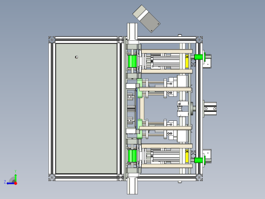 纽扣电池分盘机step右视缩略图