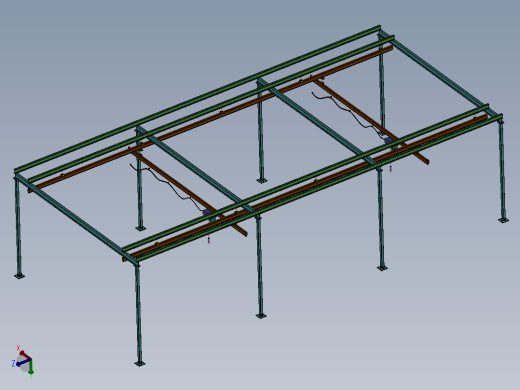 KBK悬挂输送线sw18可编辑