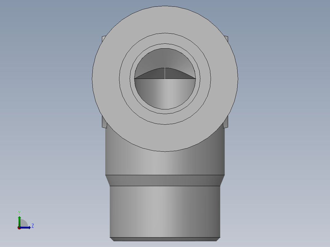 法兰接头、1DFS9-36-16左视图
