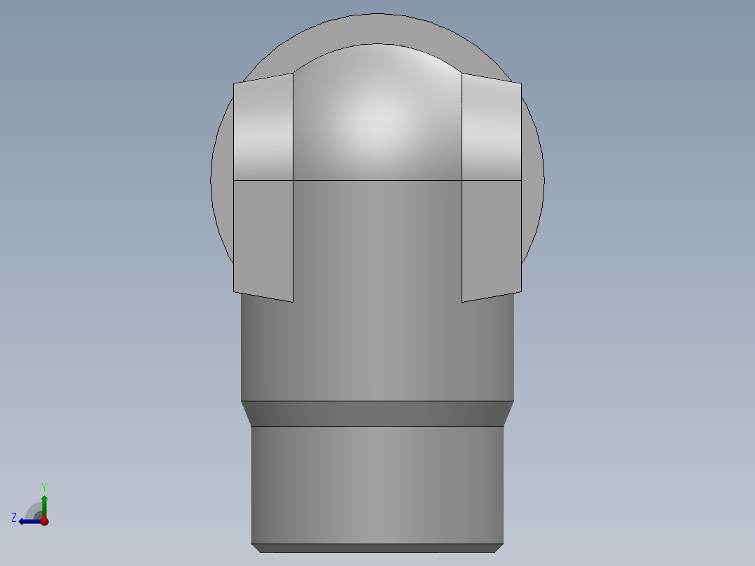 法兰接头、1DFS9-36-16右视图