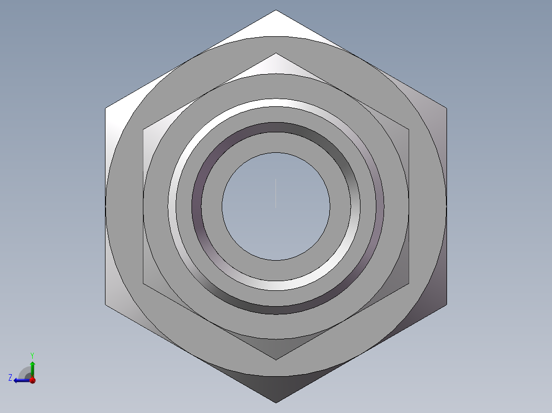 直通变径接头、2C-26-36右视图
