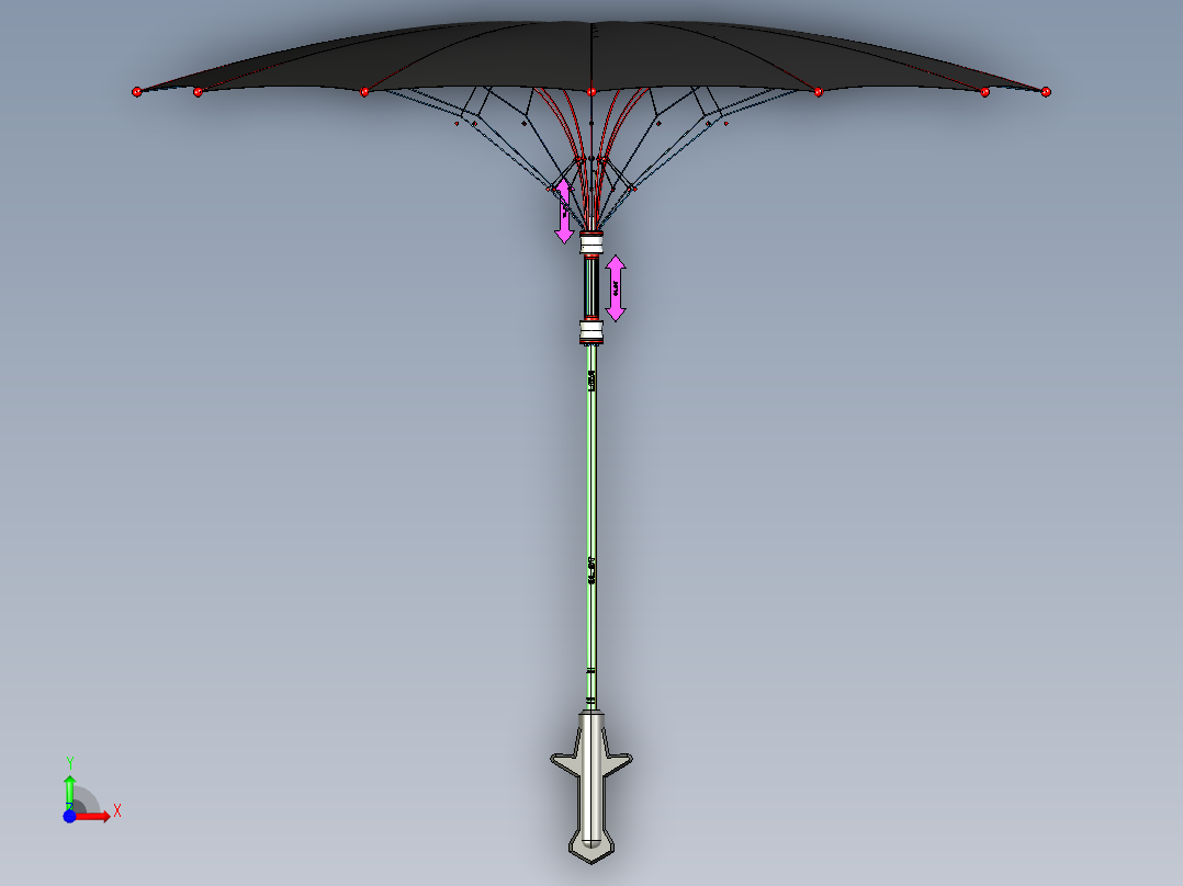 B3003324-SL_ST 雨伞前视图