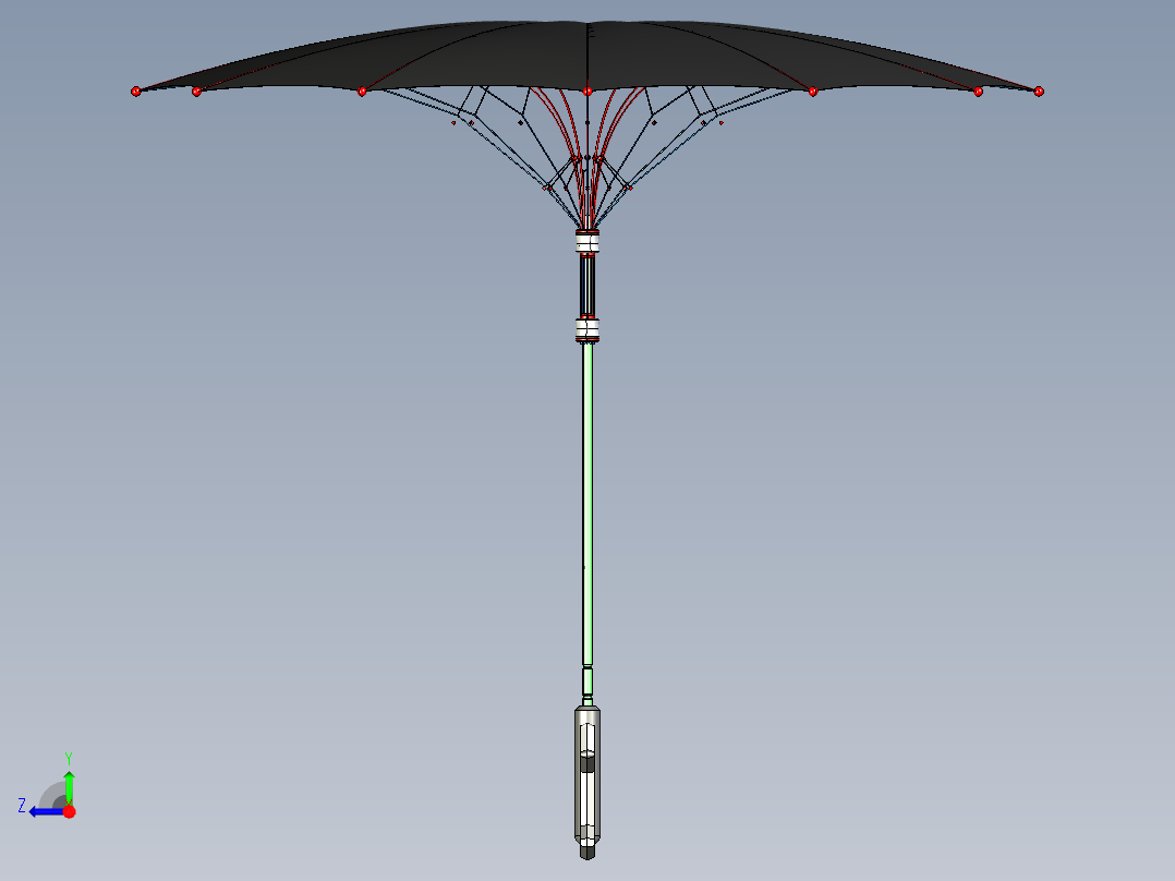 B3003324-SL_ST 雨伞右视图