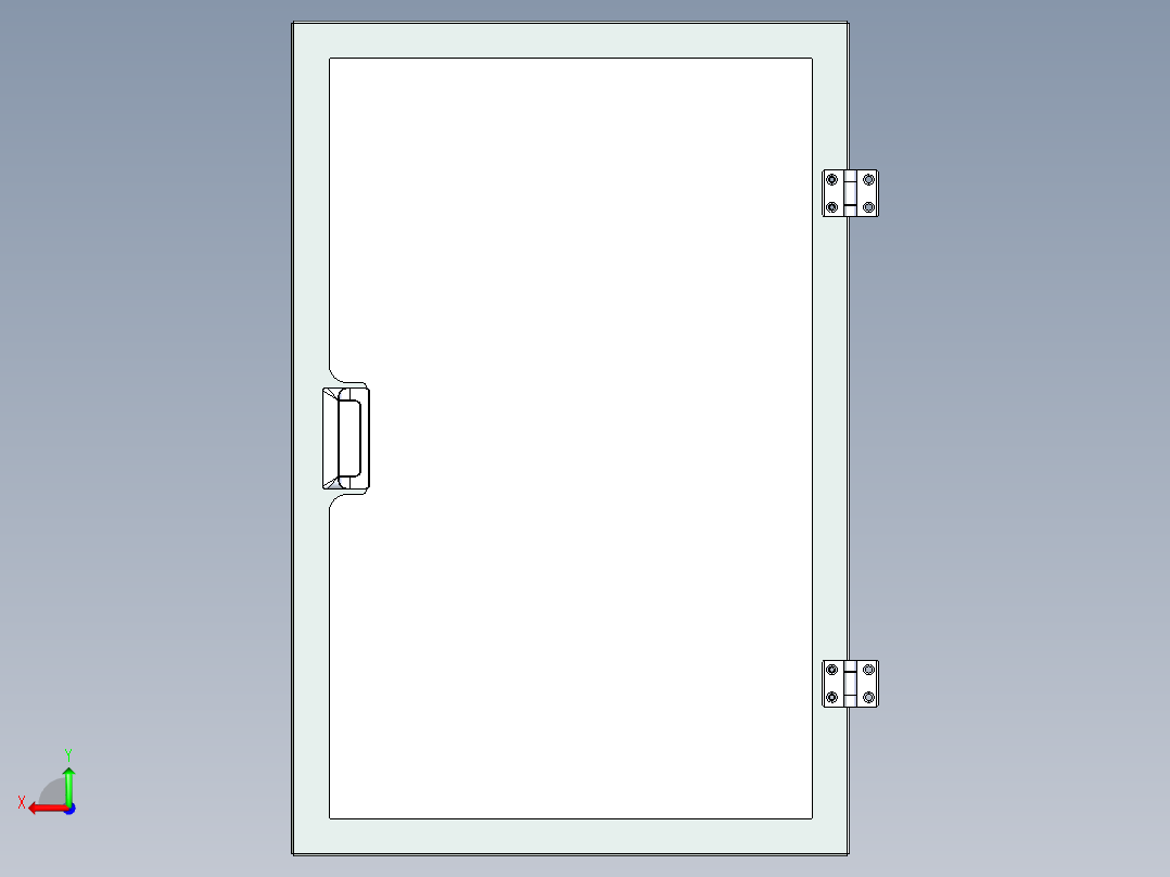 门组件装配 373804后视图