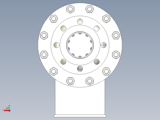 气体冷却器 219x900-DN100后视缩略图