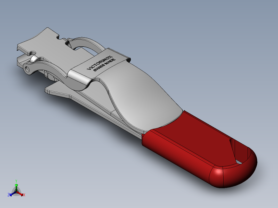 指甲刀、指甲剪(9)正等轴测图