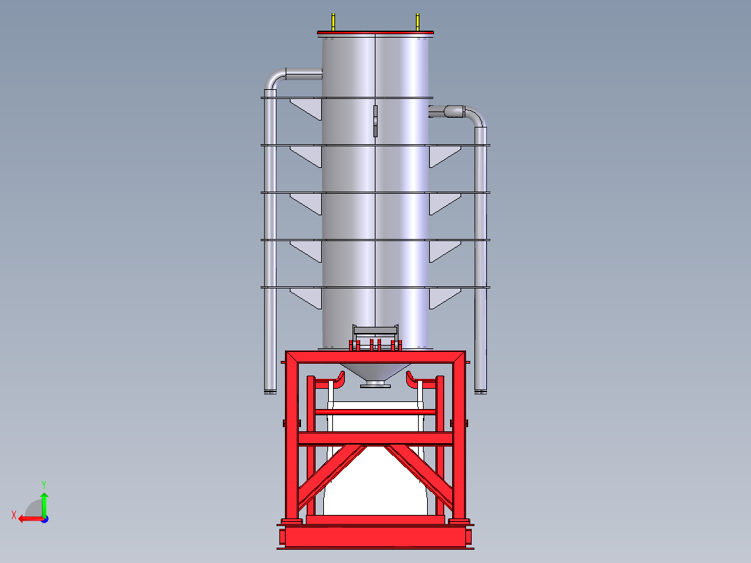 泥浆分离机后视图