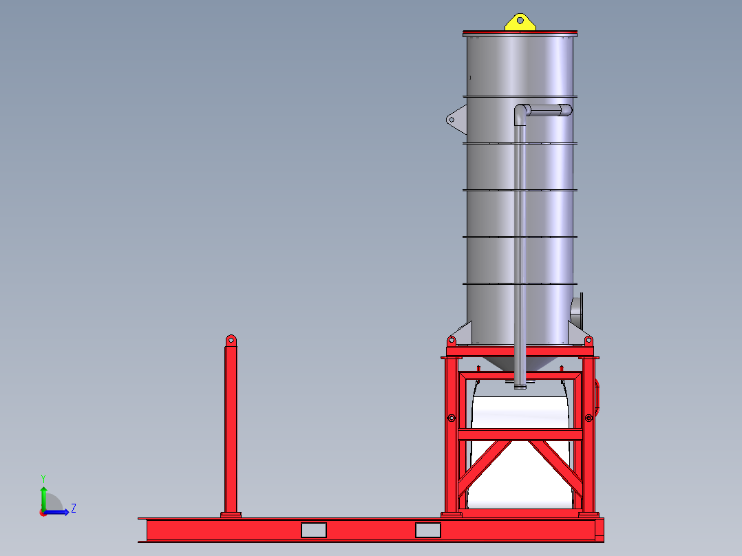 泥浆分离机左视图