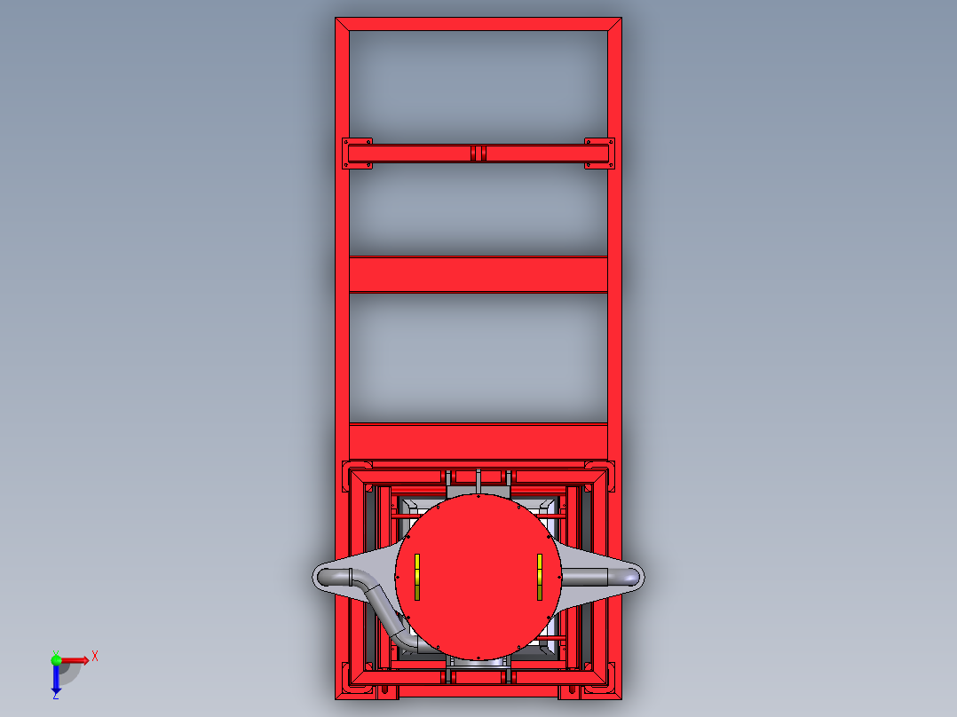 泥浆分离机俯视图