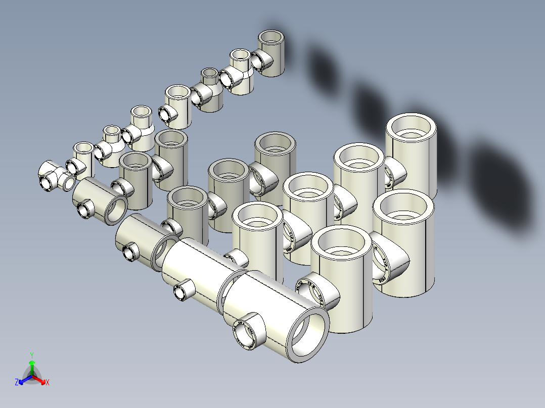B3004471-用于管道的聚丙烯三通