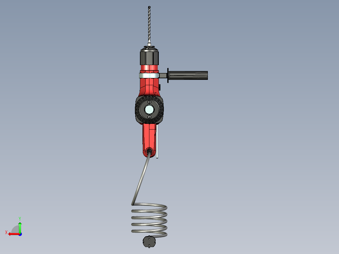 Hilti TE12S - 旋转冲击钻后视图