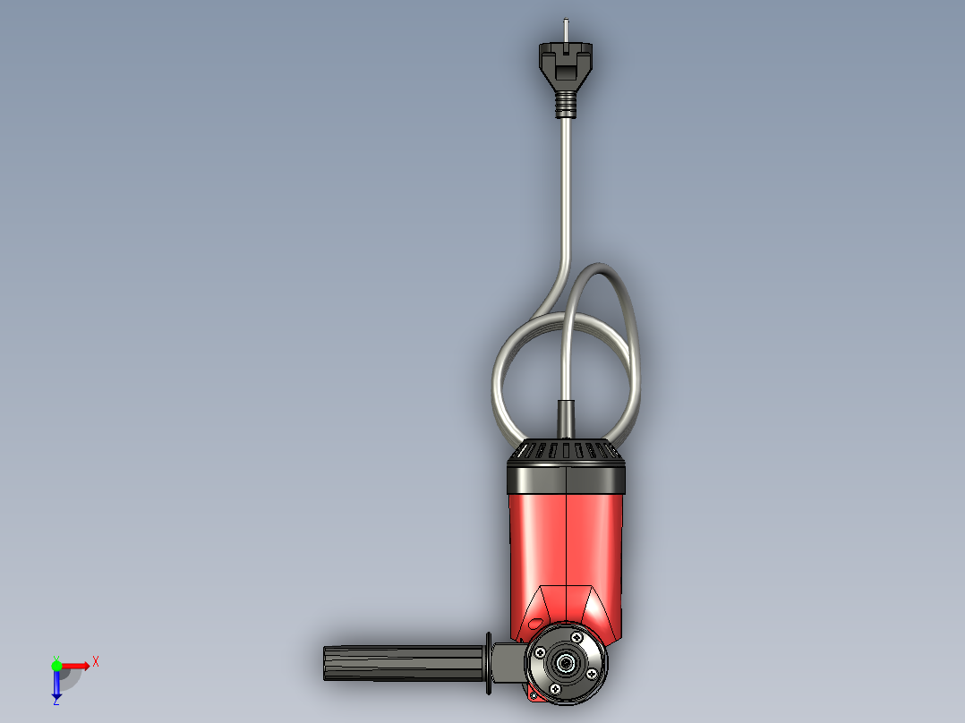 Hilti TE12S - 旋转冲击钻俯视图