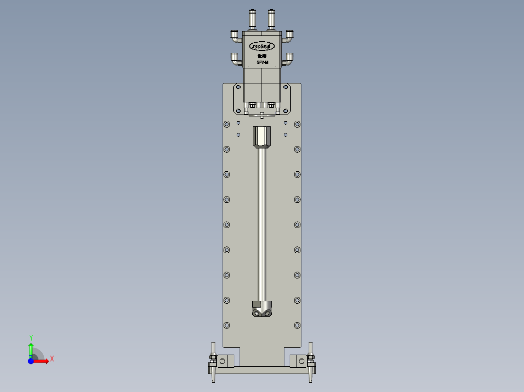SHV-MA002-00-3双液吐出阀前视图