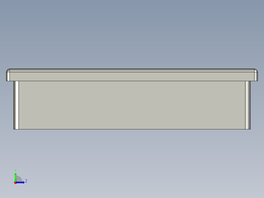 7寸WEINVIEW人机界面左视图