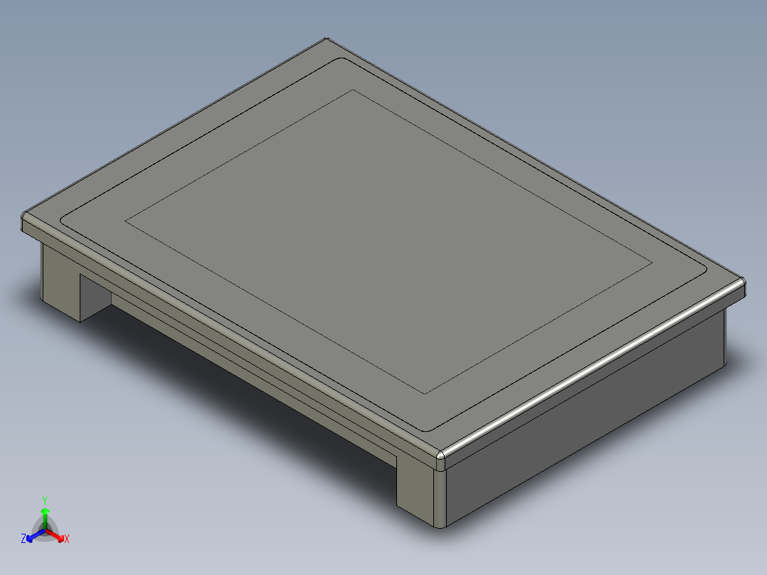 7寸WEINVIEW人机界面正等轴测图