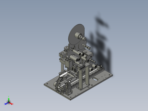 贴膜机正等轴测缩略图