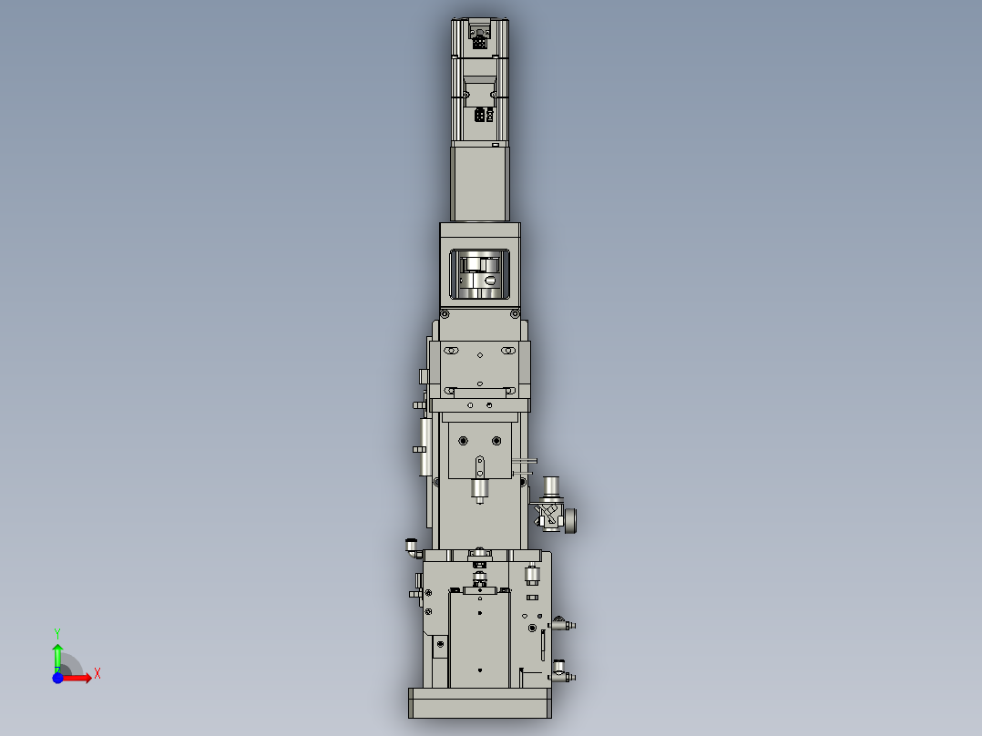 充电接口检测自动化设备设计-A104STNB7000-热熔组件-V1前视图