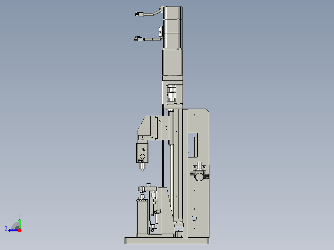 充电接口检测自动化设备设计-A104STNB7000-热熔组件-V1右视图