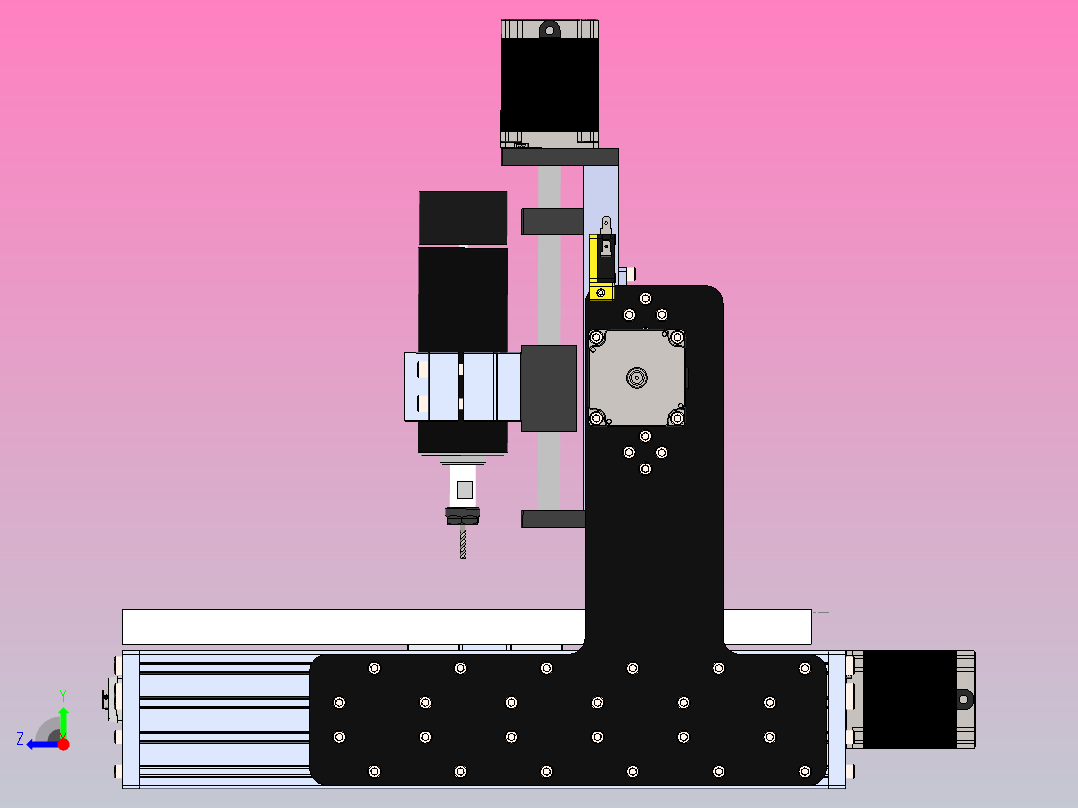 CNC4040v2雕刻机右视图