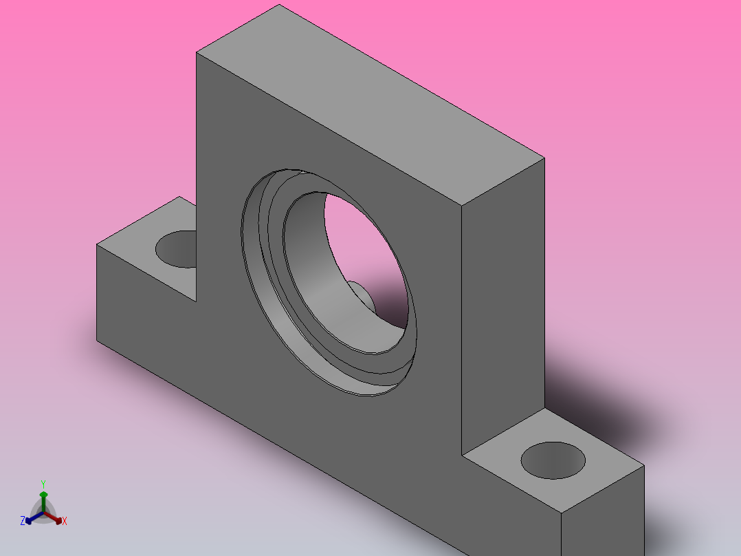 T型高度指定型轴承座组件_BTD-6802-2Z-20-A主视图