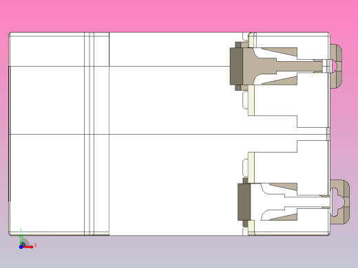 NU5-II 20-40-65 3P电涌保护器三维模型202307前视缩略图