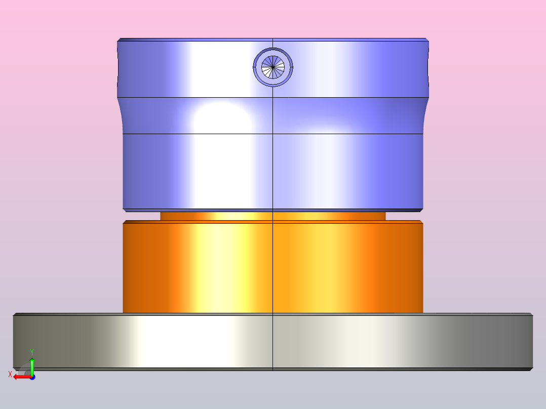 夹具-754 外夹头夹具后视图
