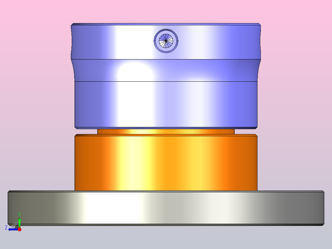 夹具-754 外夹头夹具右视图