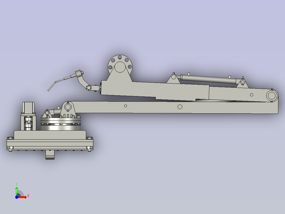 焊接操作机1前视图
