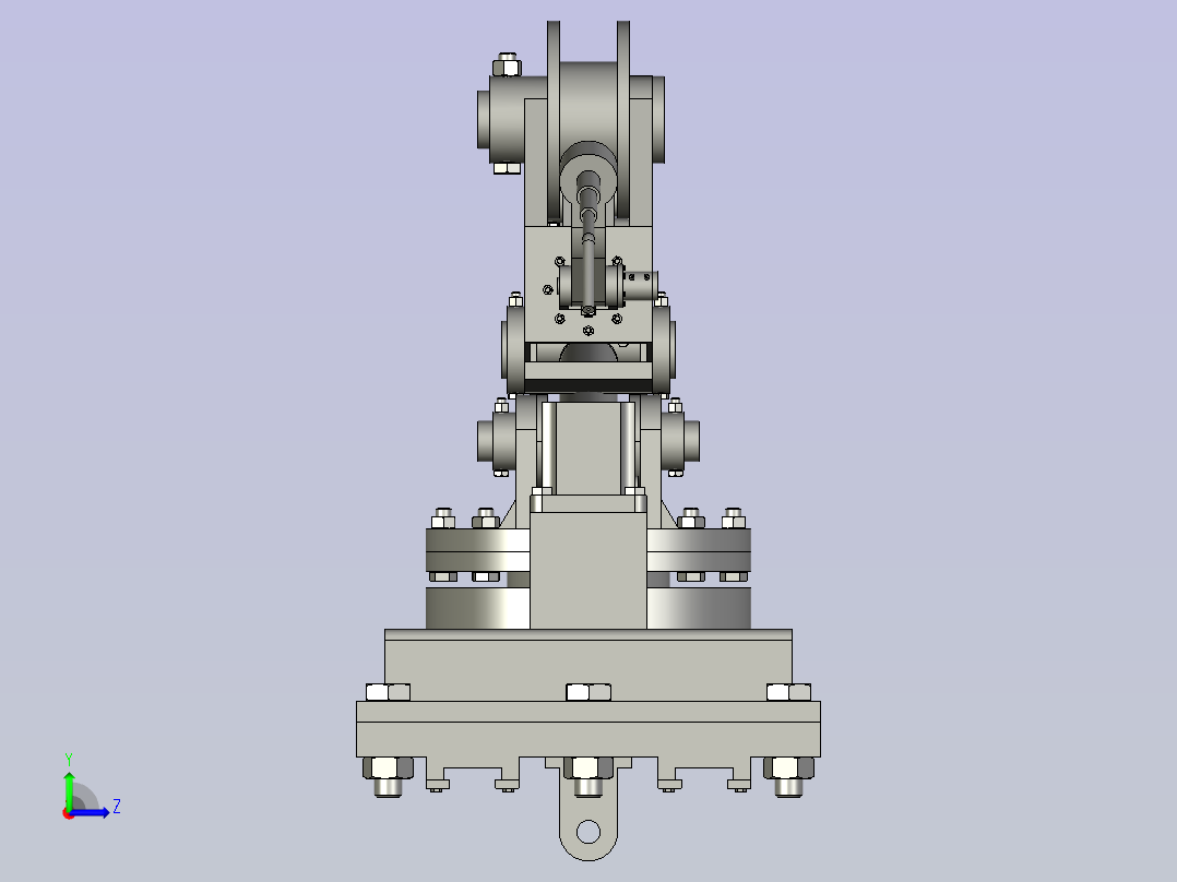 焊接操作机1左视图