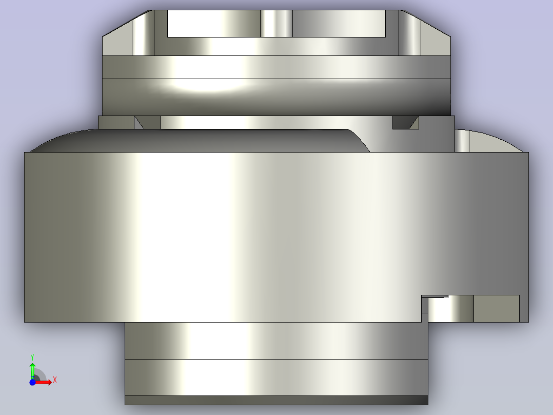 复杂零件的设计、数控编程与仿真加工 387160前视图