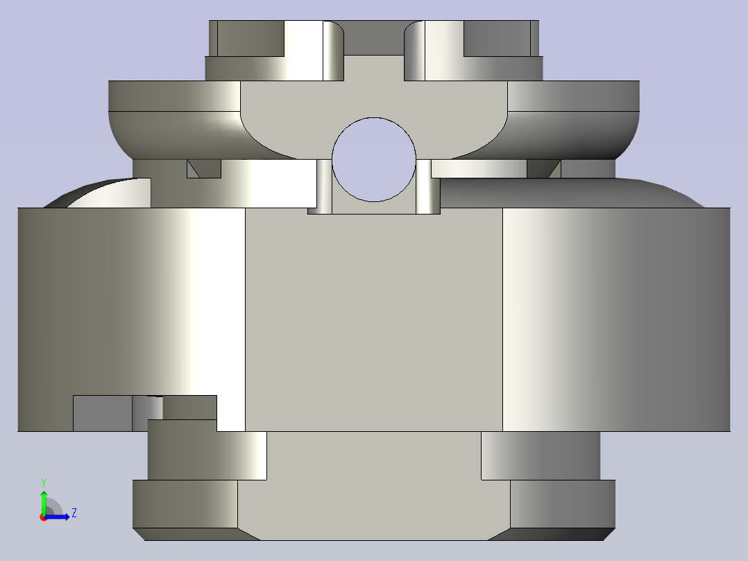 复杂零件的设计、数控编程与仿真加工 387160左视图