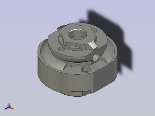 复杂零件的设计、数控编程与仿真加工 387160正等轴测缩略图