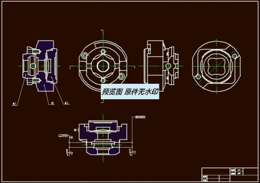复杂零件的设计、数控编程与仿真加工 387160缩略图