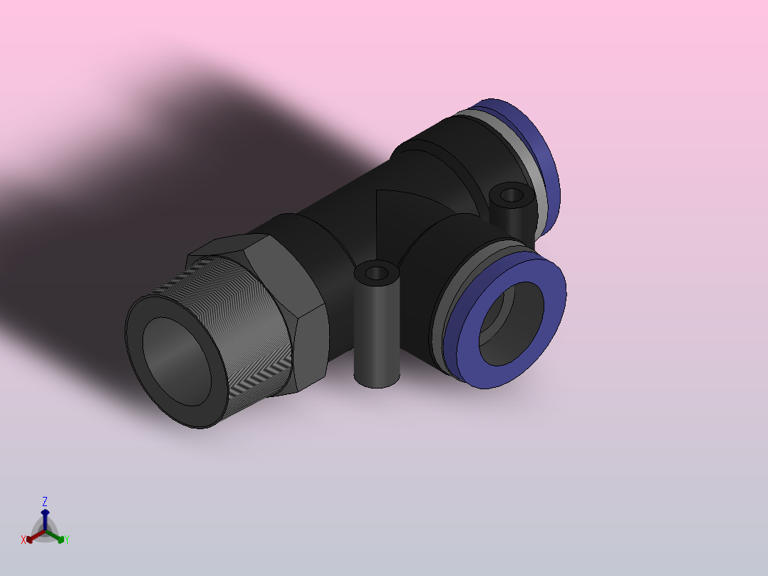 IPD 螺纹侧三通_IPD16-06主视图