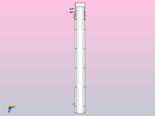 MTH12标准螺杆滑台[MTH12-L#-900-BM-P10-C3]俯视缩略图