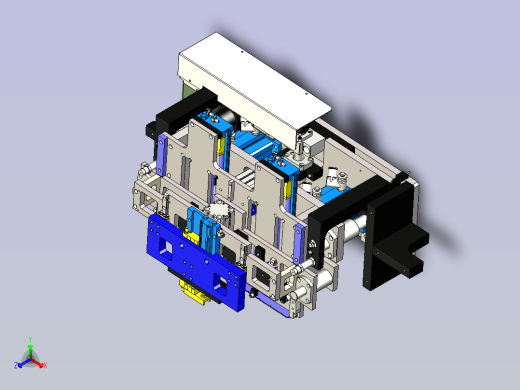 色码电感绕线机3D图模型