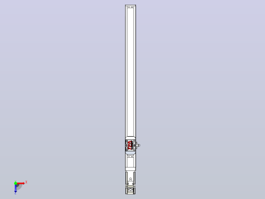 滚珠丝杠直线轴带导轨全封闭TPA-HCR-40S-0802C-L480-M-Y-P10-N3俯视缩略图