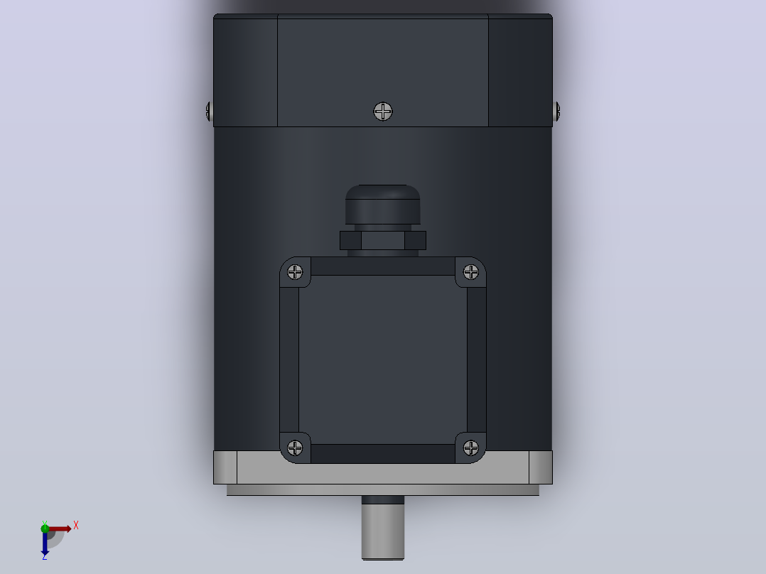 90AC(40W╱60W)微型交流（齿轴）基本型电机[90YS40WGV22H]俯视图
