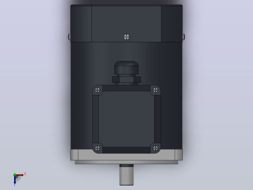 90AC(40W╱60W)微型交流（齿轴）基本型电机[90YS40WGV22H]俯视缩略图