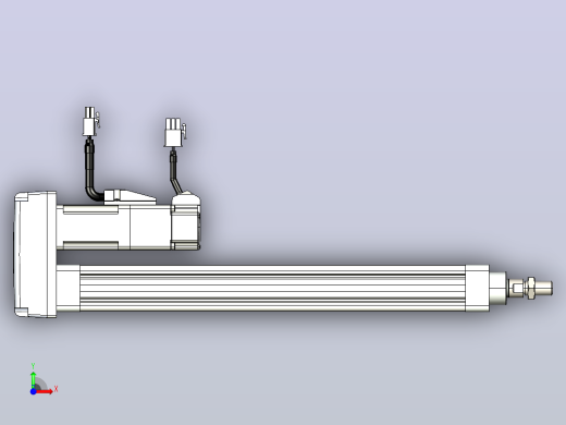 轻载电动缸TPA-ESR25-1002C-L250-MR-W-P10-C3前视缩略图