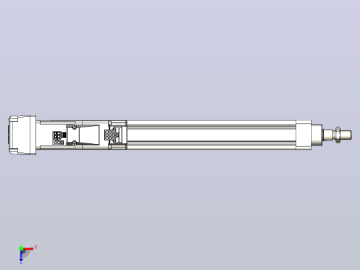 轻载电动缸TPA-ESR25-1002C-L250-MR-W-P10-C3俯视缩略图