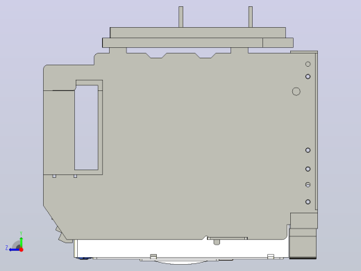 NXA16N_H04-06 3P抽屉式万能式断路器三维模型202212右视缩略图