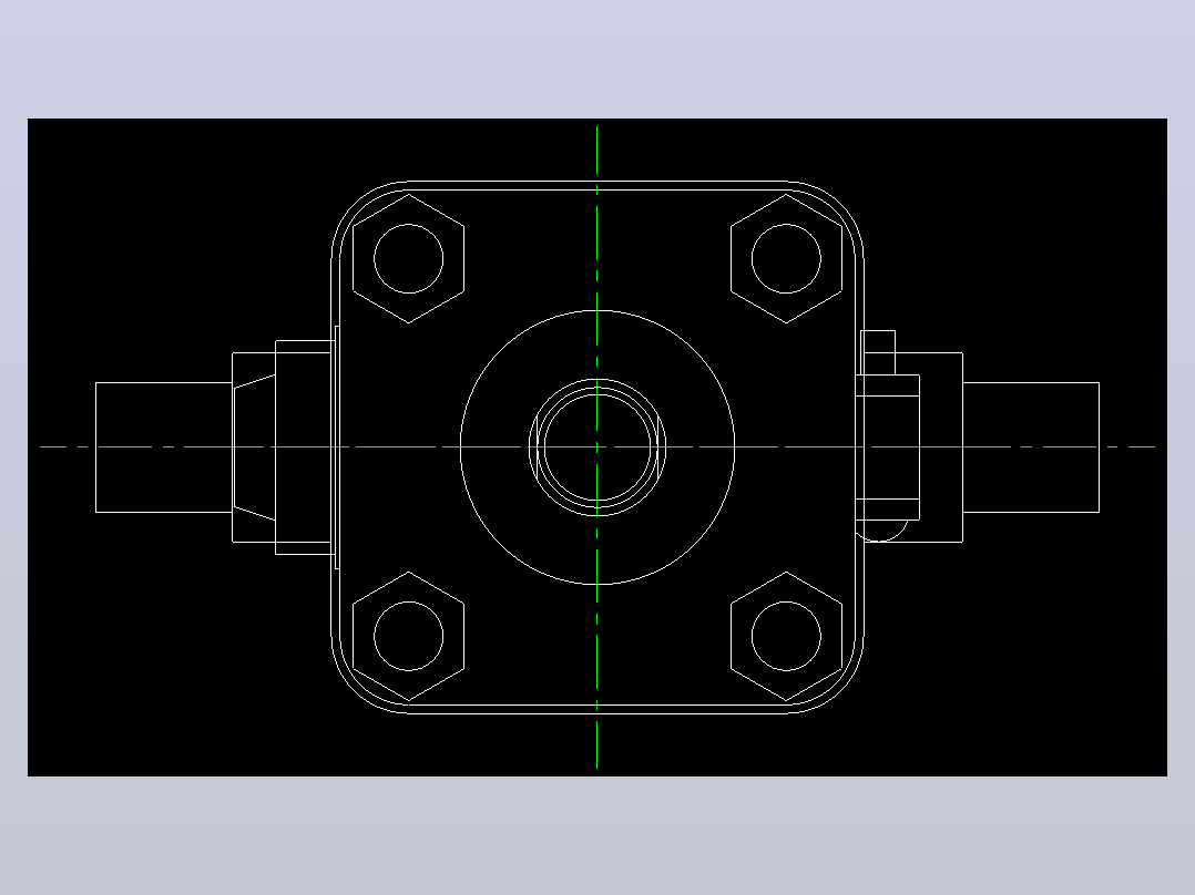 SMC气缸CDBA2T40_C图纸