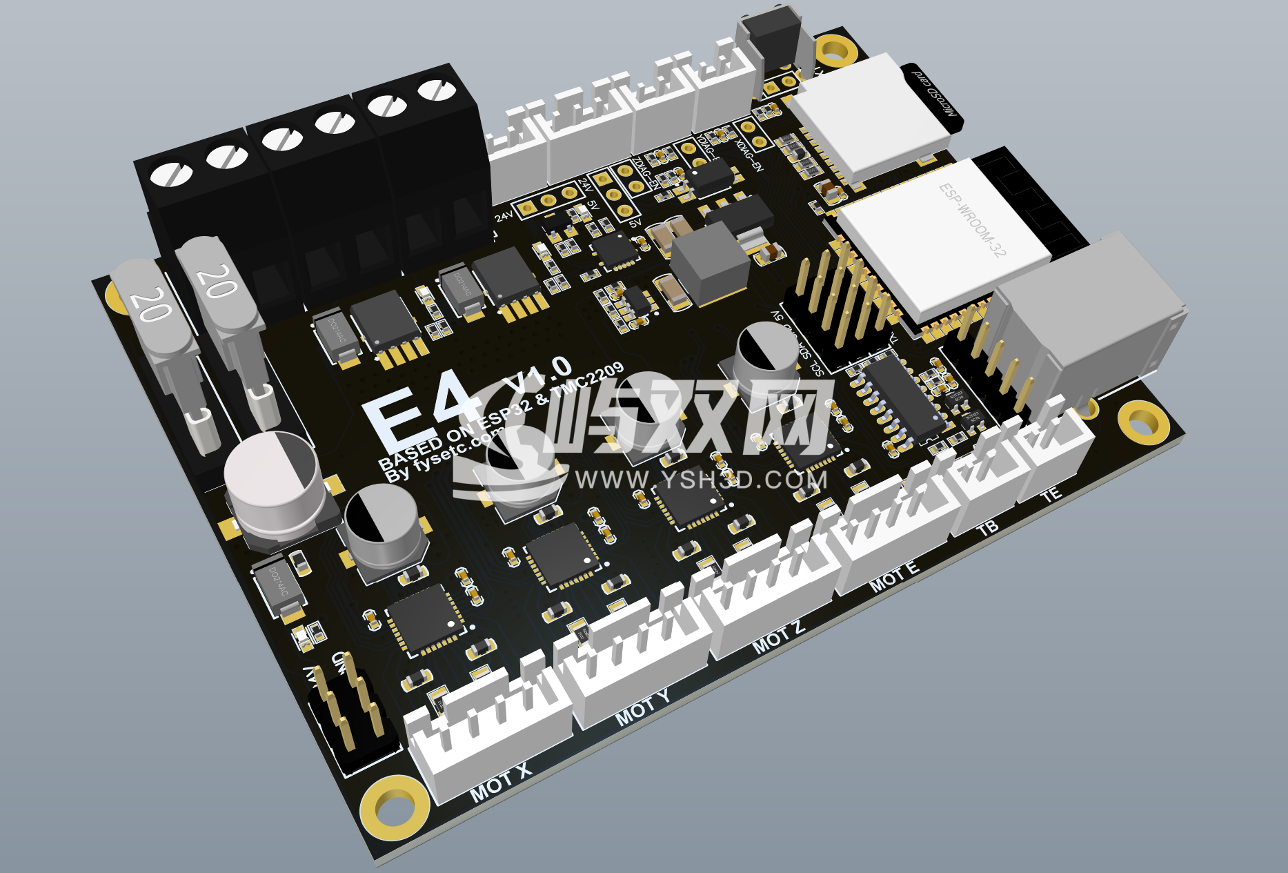 FYSETC E4 3D打印机控制器