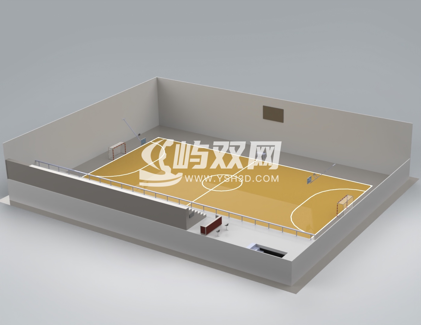 体育馆模型