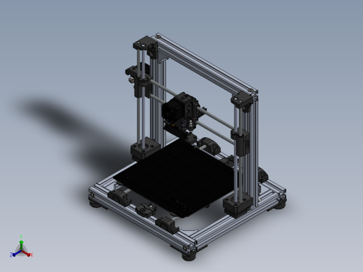 3D打印机2正等轴测缩略图