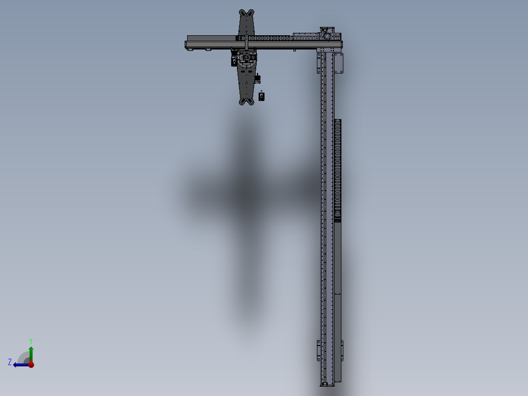 悬臂码垛机右视图